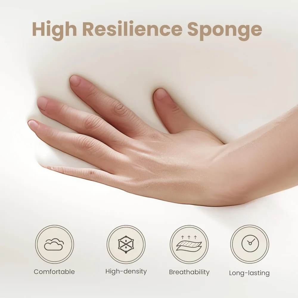 Wood Bar Stools Set, Bartools com assento estofado, Conjunto de 3, 24"