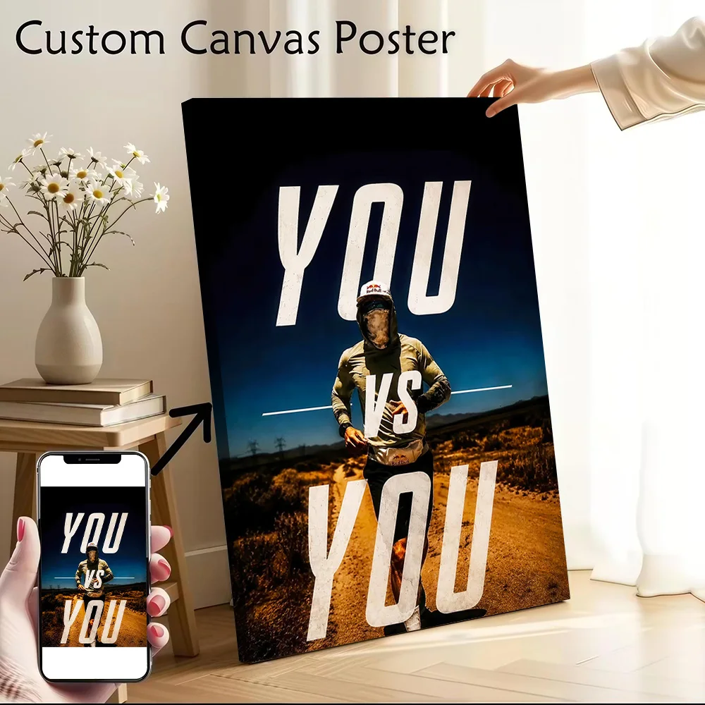 You Vs You Runner Poster Canvas Wall Art Custom Photo Print Modern Painting for Fans Decorative Paintings Bedroom Home Decor