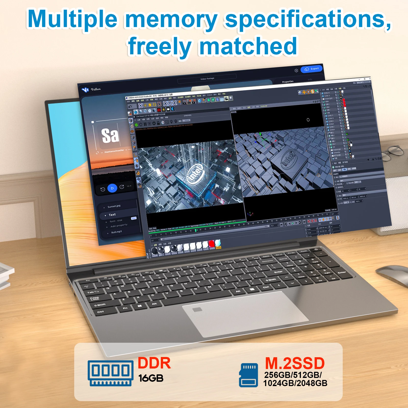 15,6 inch i3 laptop Computer Intel Core i3 6100U 16GB RAM 1TB 2TB SSD 5000mAh Windows 11 Pro Notebook PC Draagbare laptop