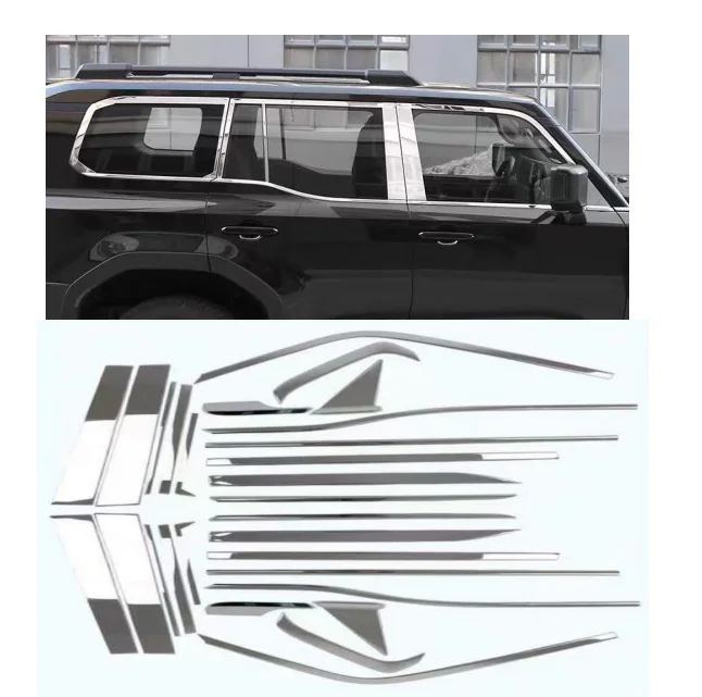 Applicable to the 24-24 Pradowindow Trim Accent Strips Enhancing the Appearance of the Window Edges.