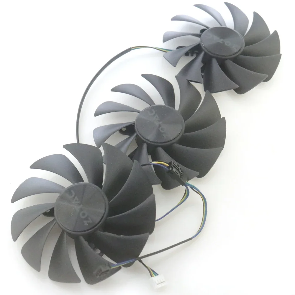 3pcs/lot GA92S2U 90mm DC12V 0.46A 4Pin VGA Fan For ZOTAC RTX3070 LHR Thunderbolt GE HA Graphics Card Cooling Fan