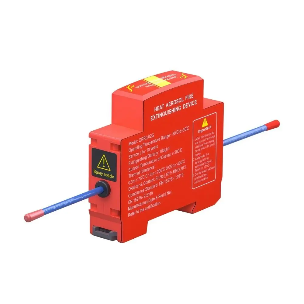 Dual-Line Design Flame Retardant Device Flame Retardant Automatic Activation Automatic Fire Extinguishing Sticker Non Pollution