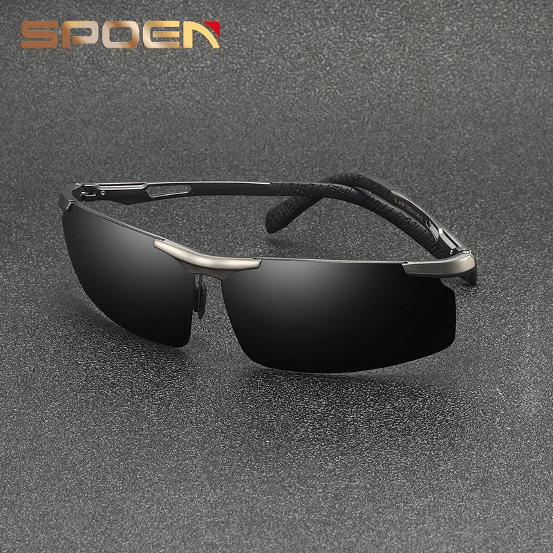 2025 New Cycling Glasses Fashion Aluminum Magnesium Color Changing Sunglasses Male Driver Driving Mirror Polarized Men