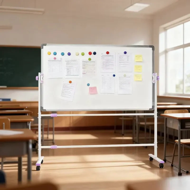 Whiteboard with Mobile Stand Magnetic Writing Board Children's Reusable Writing Board