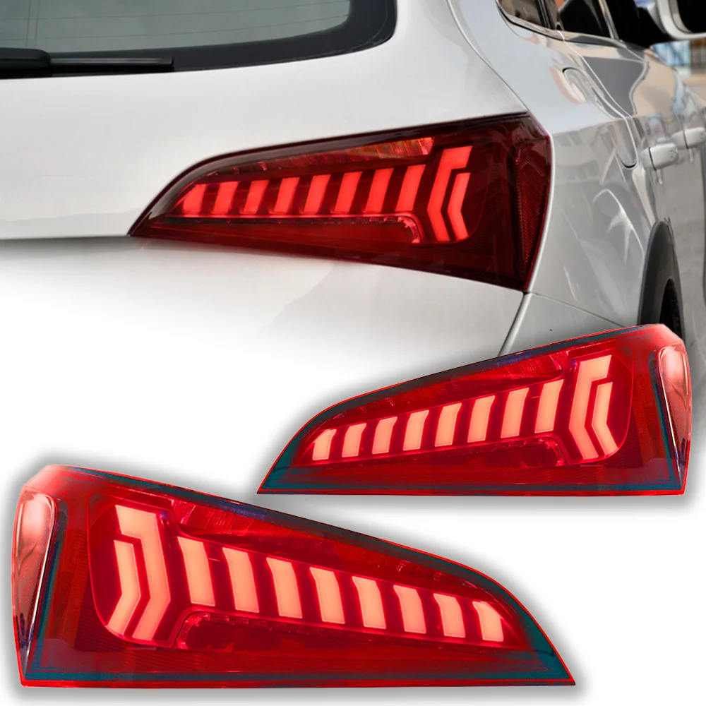 Car Lights for Audi Q5 Led Tail Lamp 2008-2018 Q7-Design Dynamic Signal Tail Light Animation Rear Stop Brake Reverse Accessories