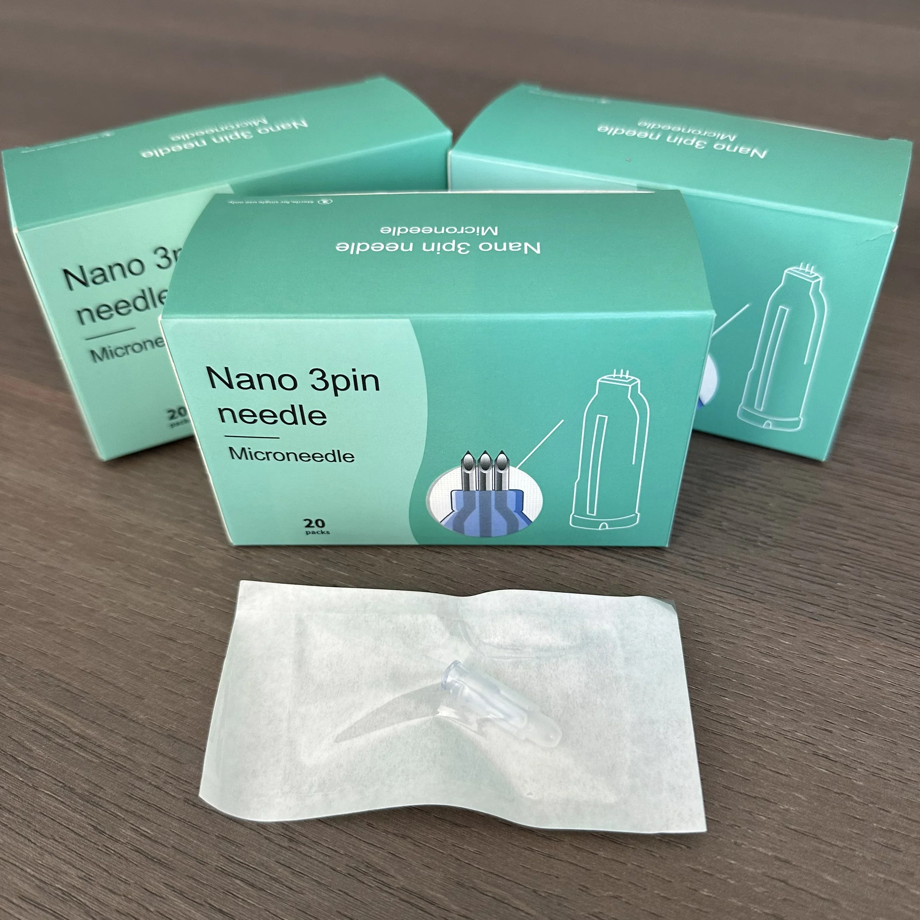 Nanosoft 3pins 0.6/1.0/1.2/1.5 Micro connector High Quality Sterile Single Packaged Crystal Multi-needle