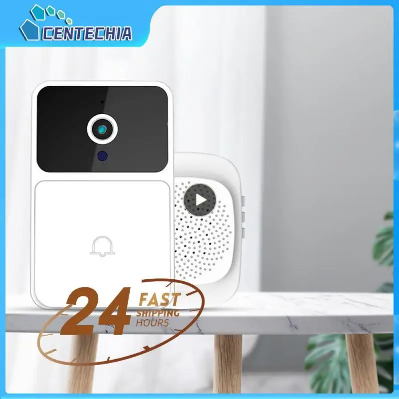 

1~10PCS Smart Wifi Doorbell Smart Home Secure Wireless Versatile Compact Mobile Intercom Visual Doorbell Camera Home Security