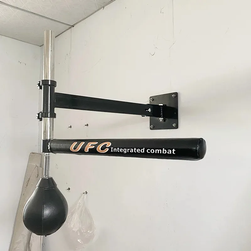 【Hot】Bag with Reaction Bar, 1 Boxing Spinning Bar with 1 Reflex Bag, Electronic Wall Mounted Boxing Speed Trainer 2 Mode Setting