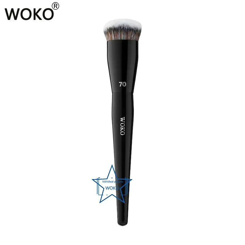 70 Pro Big Foundation Brush Cream Foundation Makeup Brush Chubby Professional Synthetic Hair Face Contour Foundation Makeup Tool