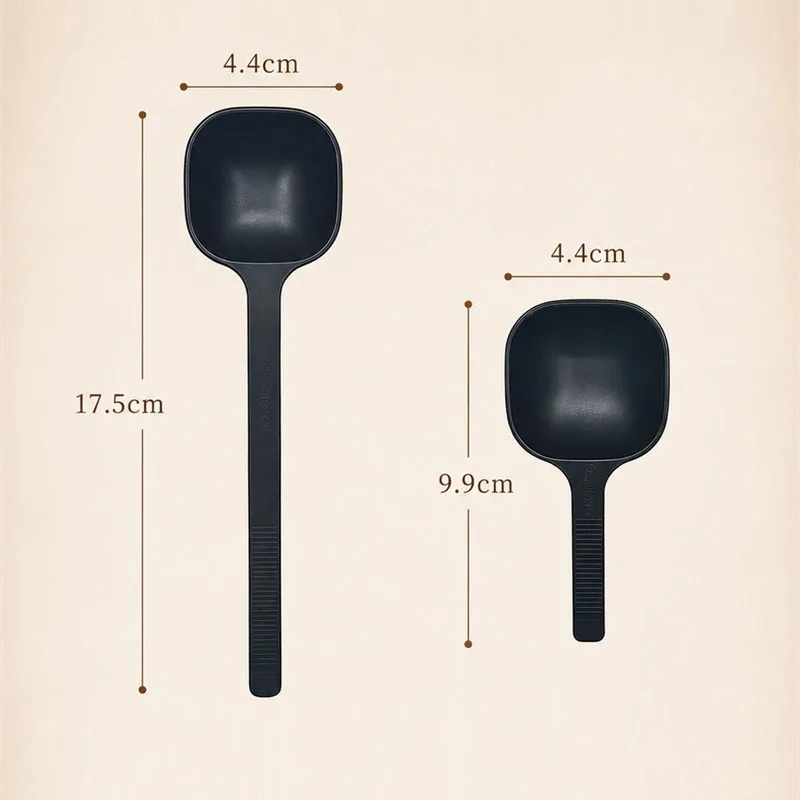 7.5g Coffee Bean Scoop Tamper Dual Purpose Multi-use Coffee Measuring Spoons Square Head Barista Accessory for Ground Coffee