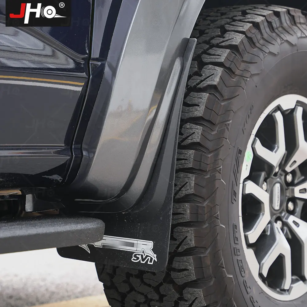 JHO Mudguard Mud Flaps Splash Guards  For Ford F150 Raptor 2022 2023 Car Exterior Accessories