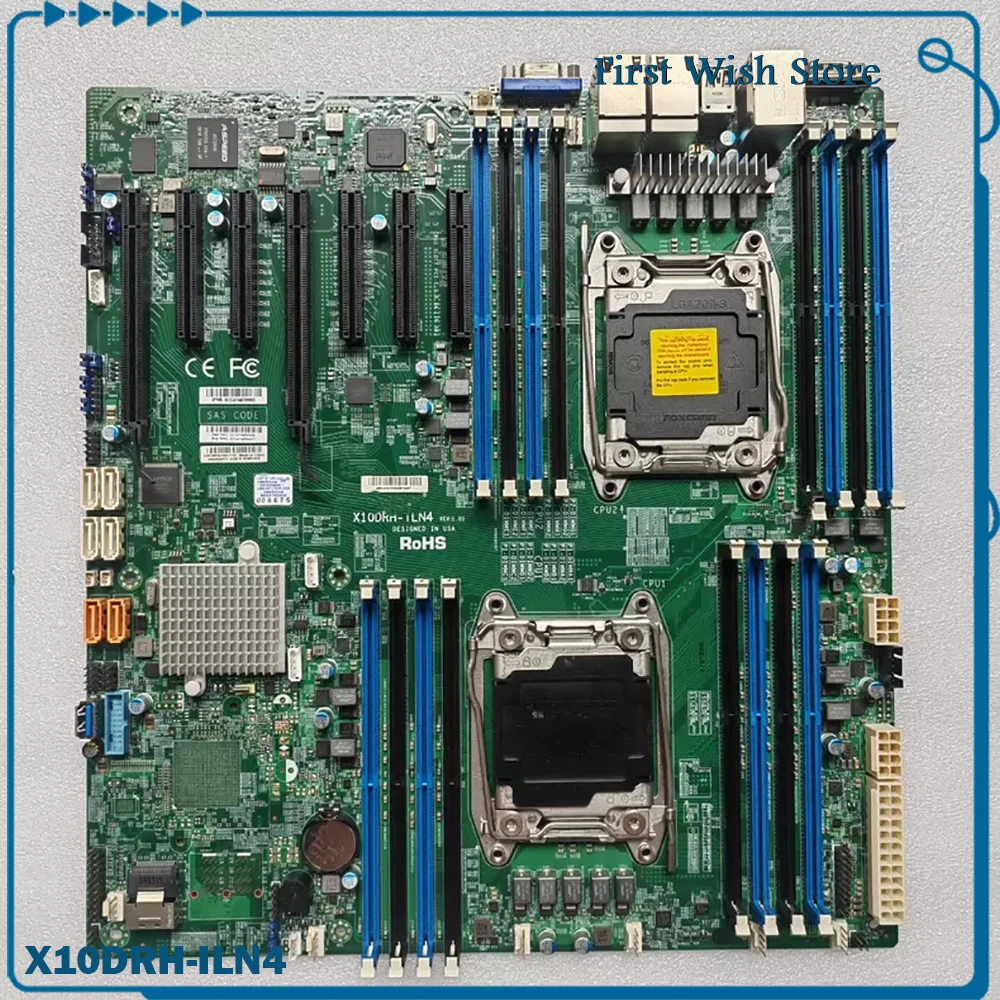 X10DRH-ILN4 LGA2011 Dual-processor Server Motherboard - Dual-channel x99 motherboard X10DRH-ILN4