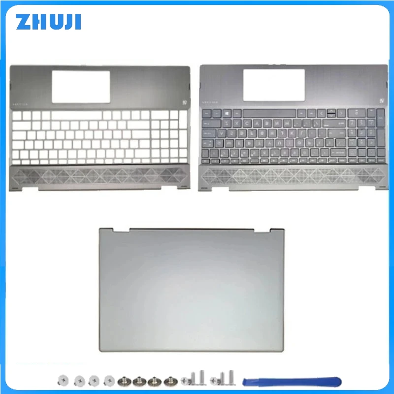 

Для Pavilion X360 15-CR TPN-W132 новый чехол для ноутбука ЖК-задняя верхняя крышка упор для рук верхняя клавиатура L20848-001 L22454-001