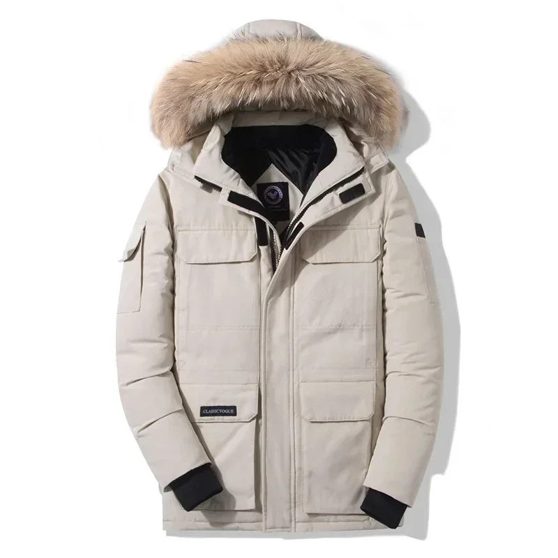 

Men's Down Jacketfeather Down Jacket Short Collar Top Coat Casual Daily Fashion Warm Handsome Coat Men's Sleeveless Down Jacket