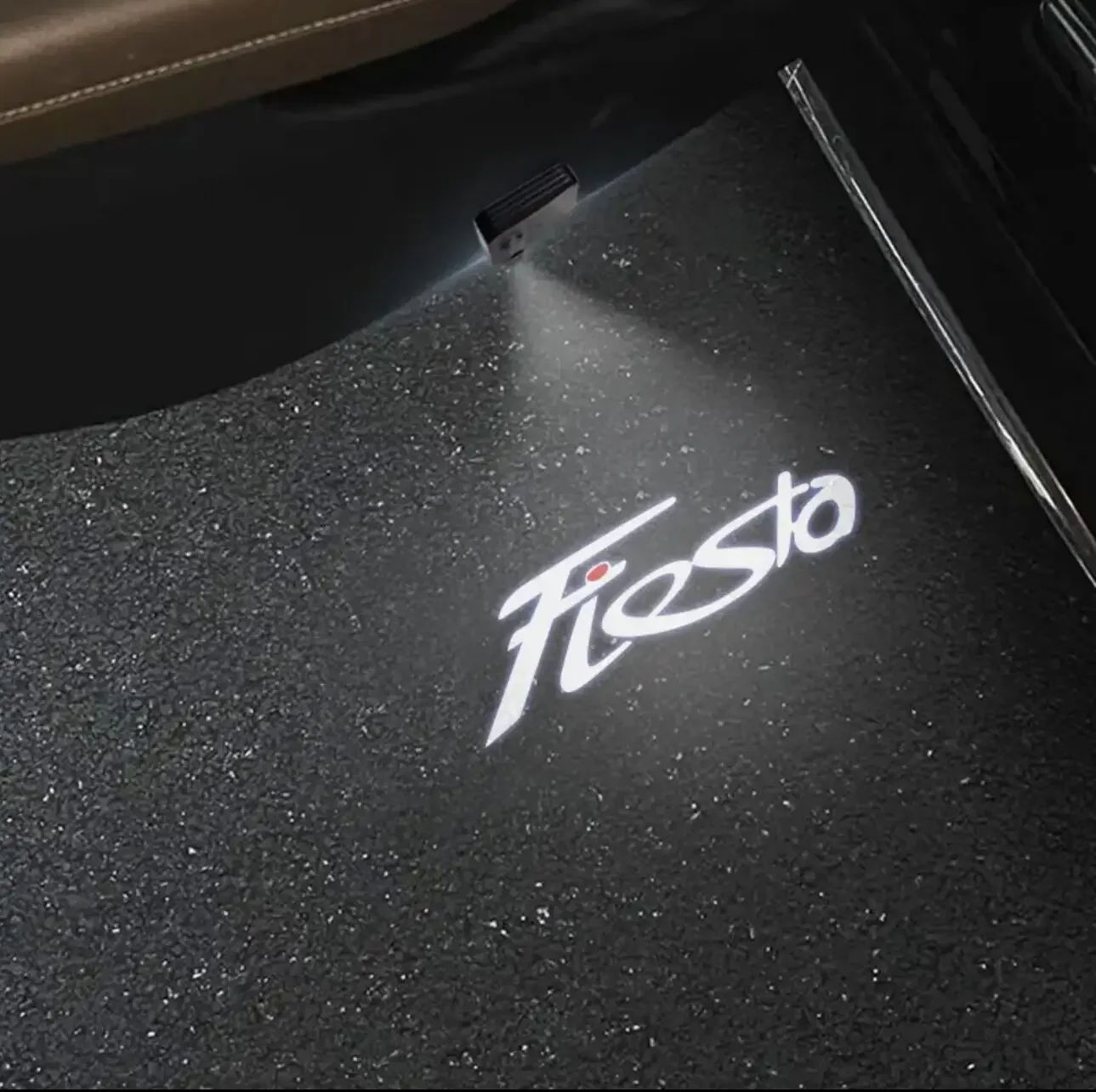 3D LED Car Door Lights Projector Laser Logo Ghost Shadow Lamp For Ford ST LINE Fiesta Logo ST LINE Decor Lamps