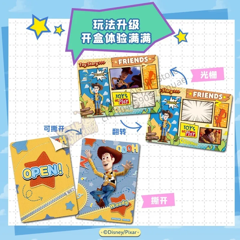 Card.fun Genuine Disney Toy Story 30th Anniversary Fun Life Series Woody Anime Peripheral Collection Original Box Card Gift