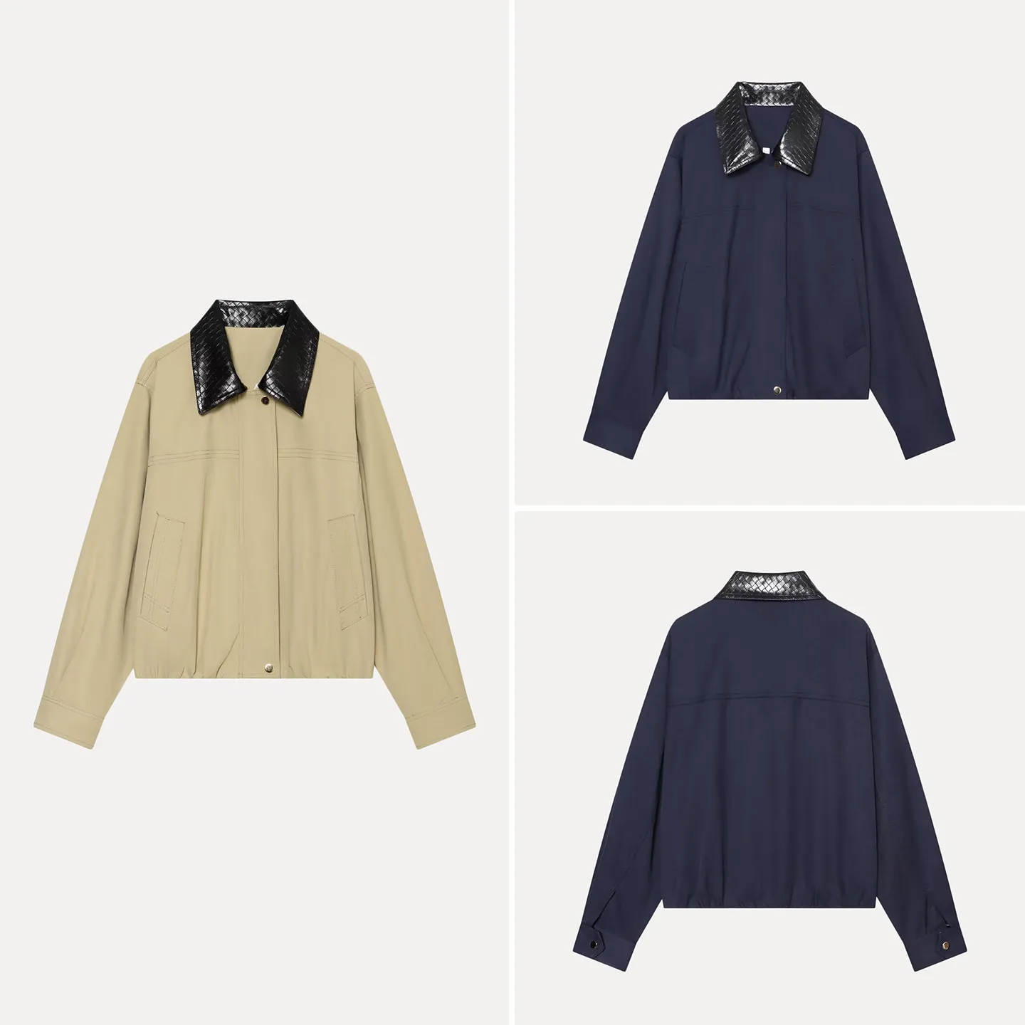 Fashionable 2026 Summer Women's Jacket Stand Collar Buttoned Bloomer Flight Coat All-Match Outerwear Standard Fit Zadata Brand