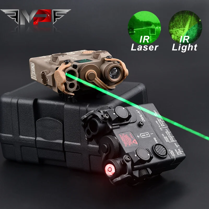 

AWL DBAL-A2 Red Green Laser IR No White Light Airsoft Hunting Fit 20mm picatinny rail Scout Gun indcator PEQ MAWL Hunting Lamp