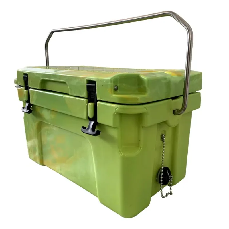 

20L Outdoor Insulated Ice Cooler Box Durable LLDPE PE Plastic Roto Molded for 10 Days Cold QT Fishing Camping Designed Food