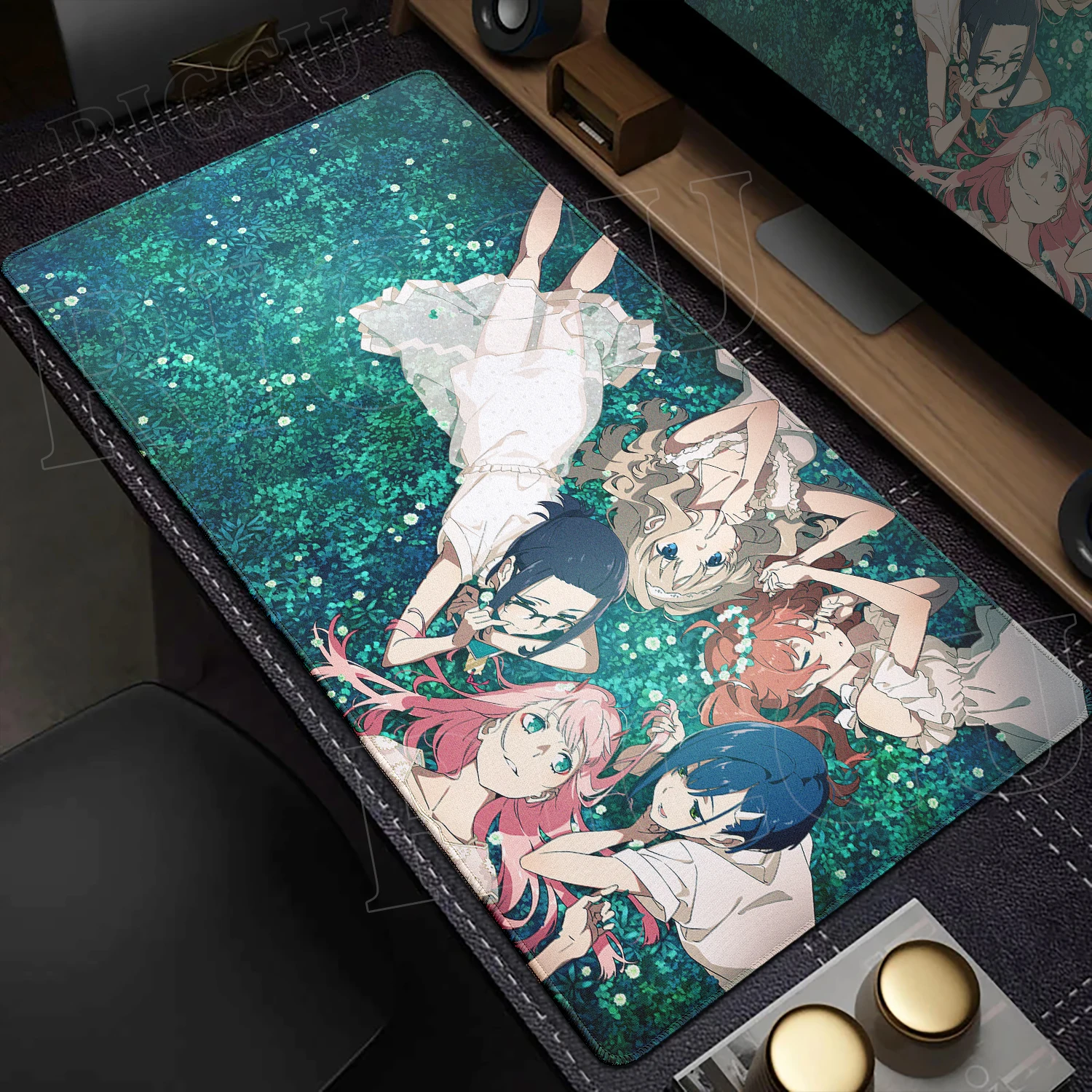 Anime Girl 02 Mousepad Computer Game Non-slip Desk Mat Gaming Accessories Zero Two Darling in The FranXX TablePad Office Micepad