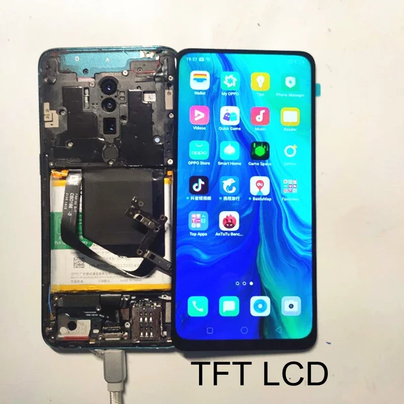 For OPPO Reno 10x Zoom CPH1919 PCCM00 LCD Display Touch Screen Digitizer Assembly Replacement for Phone 6.6\