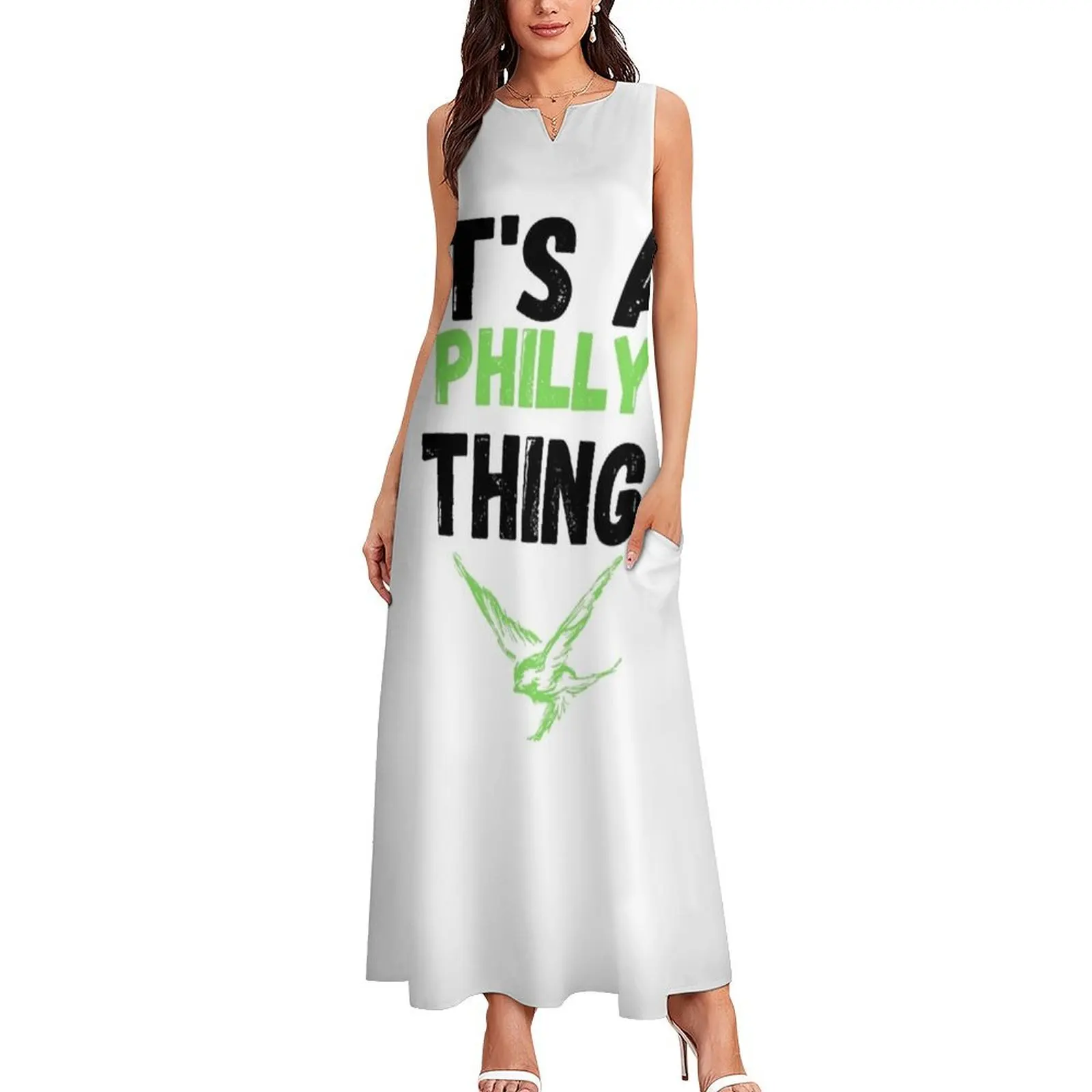 IT_S A PHILLY THING - It_s a Philadelphia Thing Fan Lover(1) Long Dress Women's clothing Evening dresses luxury dress