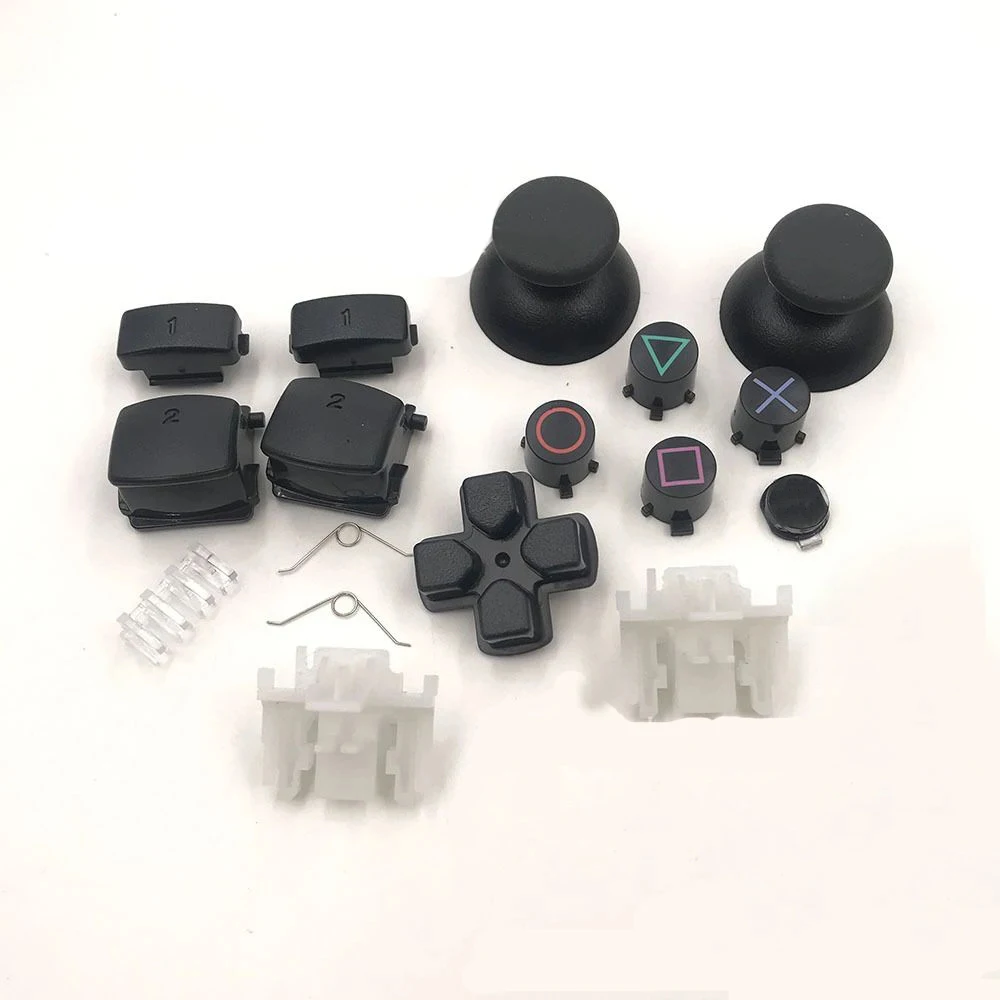 1Zestaw do PS3 Obudowa Przycisk Do Sony Playstation3 PS3 Grzybkowa głowica ABXY Klucz Joystick Pełny zestaw Część do gry Naprawa Wymiana — zdjęcie produktu 4