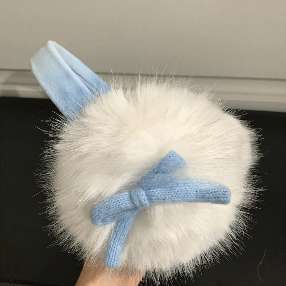 أزياء الشتاء الدافئة لينة غطاء للأذنين حماية الأذن سميكة رقيق Earflaps التجمد Bowknot الأذن أدفأ للنساء الرجال في الهواء الطلق
