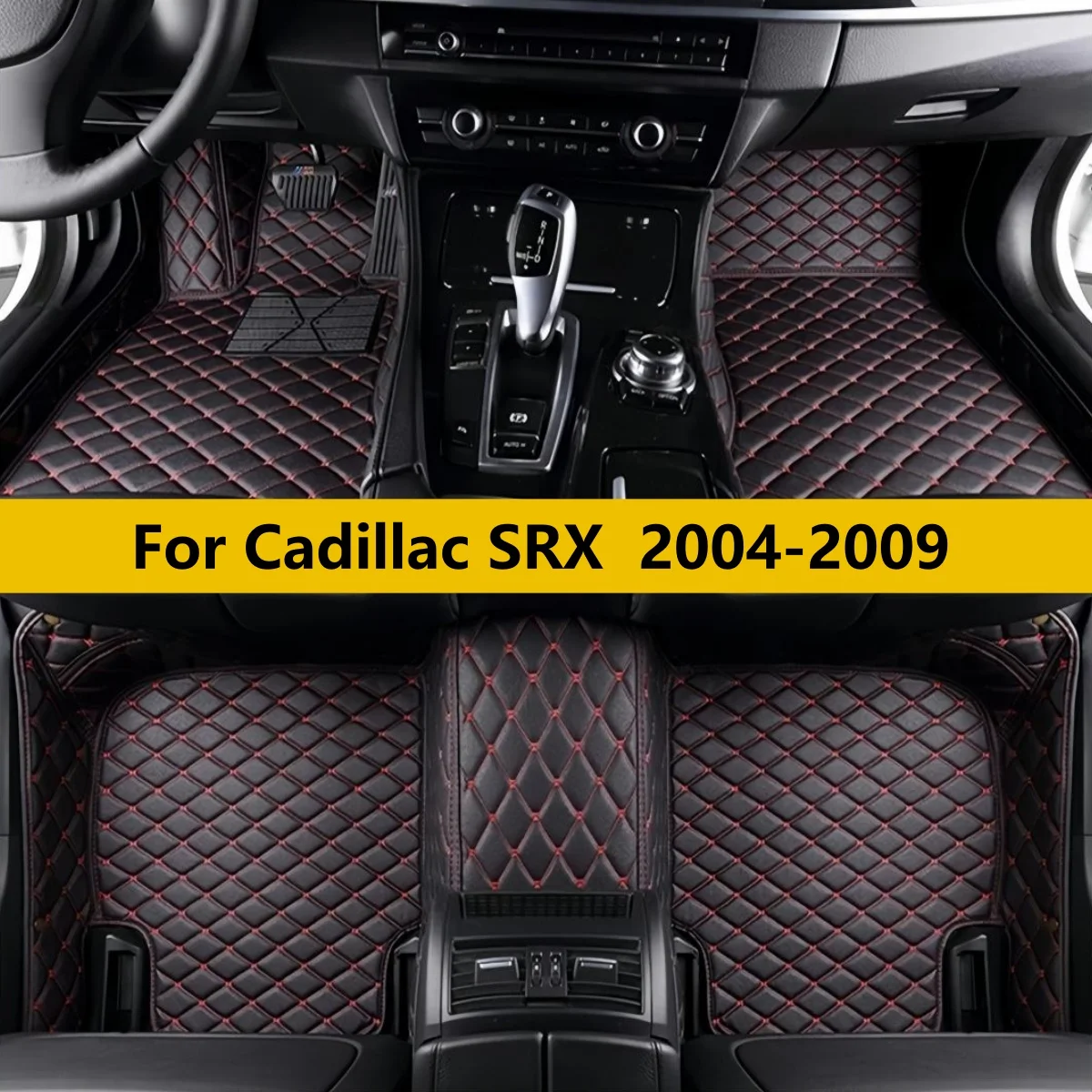 

Автомобильные коврики на 5 мест, изготовленные на заказ, для Cadillac SRX 2004-2009 годов выпуска, аксессуары для интерьера автомобиля