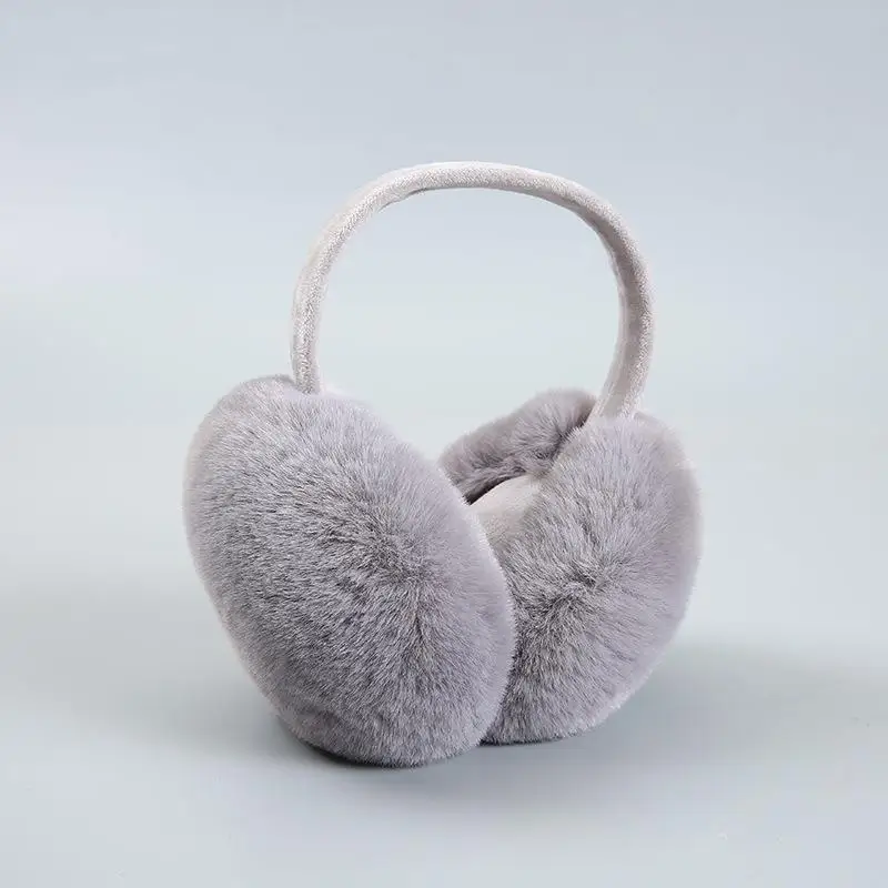 Cache-oreilles en peluche pour hommes et femmes, cache-oreilles, cache-oreilles, doux, protection contre le froid, document solide, extérieur, mode, chaud, hiver