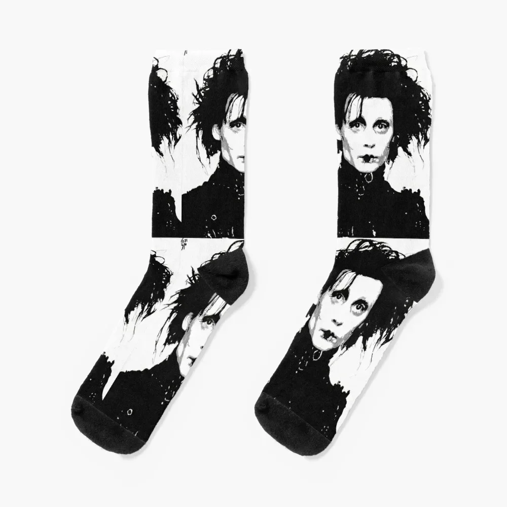 Edward Scissorhands Socks gifts ankle luxe funny gift Ladies Socks Men's