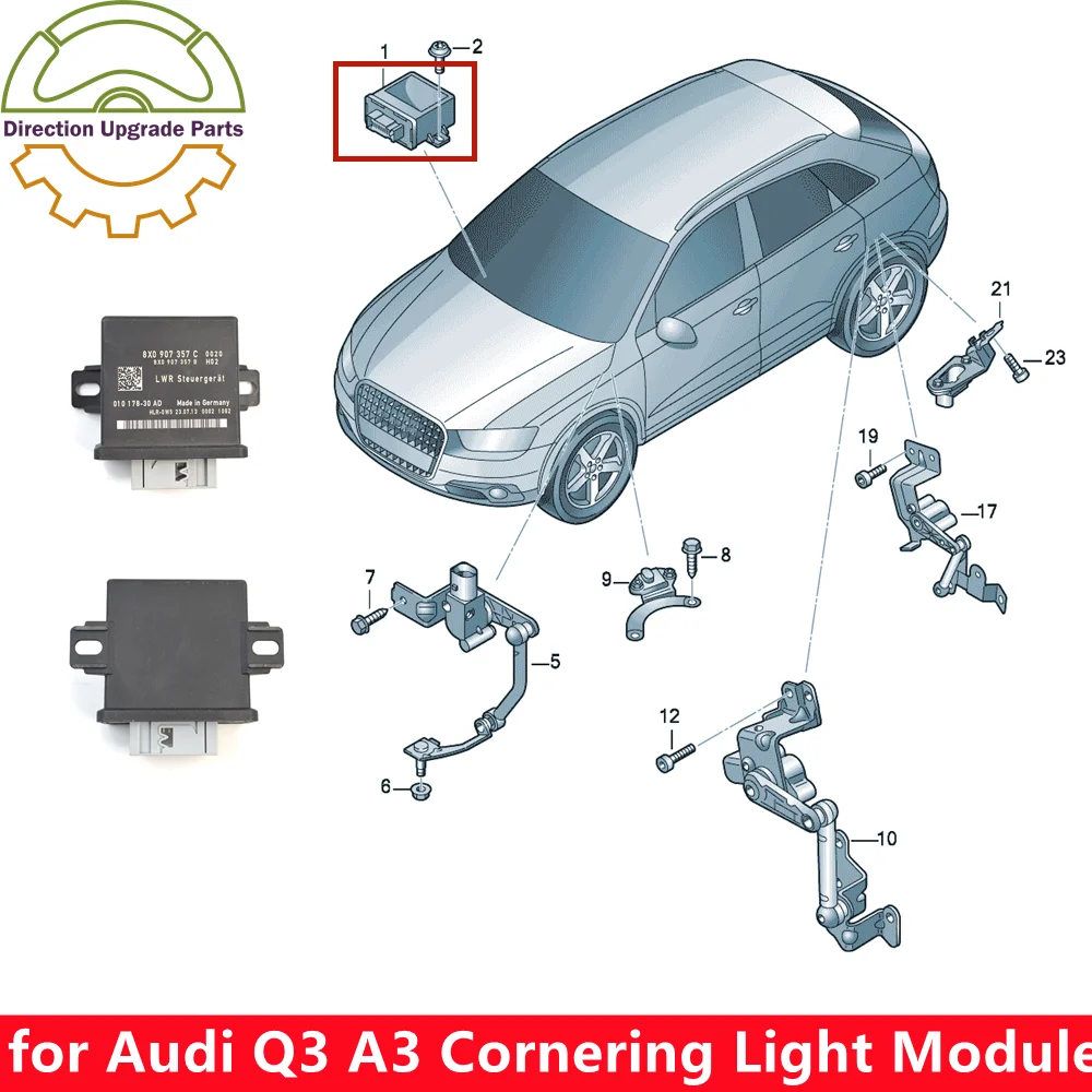 8X0 907 357 B C AFS Cornering Adaptive Light Control Module Unit for Auid Q3 A3 A1 RS3 Q7 TT