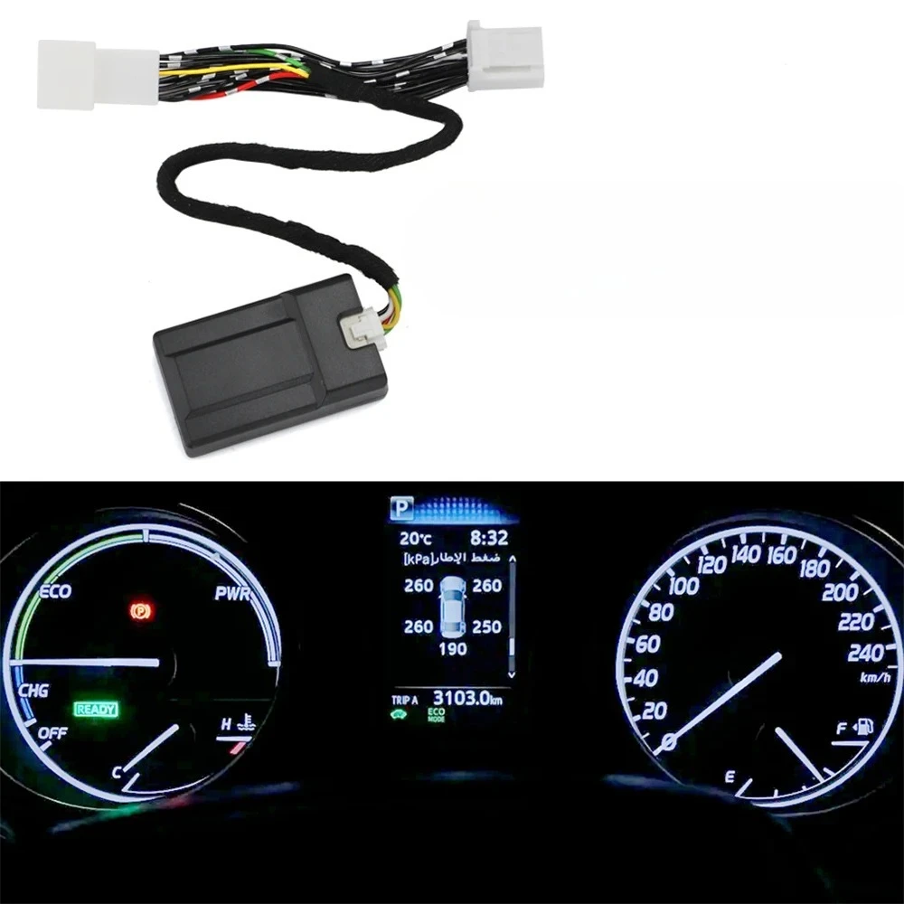 ระบบตรวจสอบแรงดันลมยางดิจิตอล LCD พร้อมสัญญาณเตือนภัย สำหรับรถยนต์ Camry ปี 2018-2023 รุ่น Camry ปี 2019 2020 2021