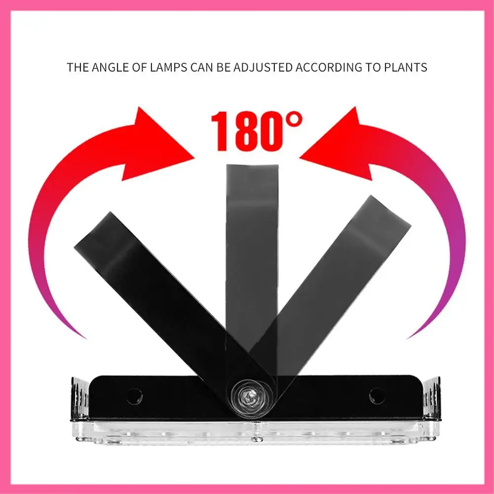 

ABNM Lighting LED Plant Growth Light Waterproof Full Spectrum Flood Light 100W High Power Planting Greenhouse Light