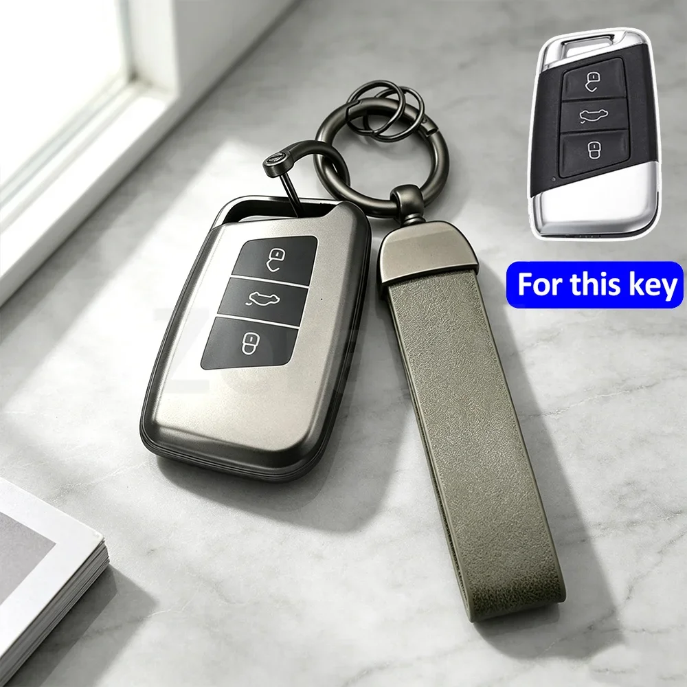 3 Buttons TPU Car Key Case Cover Shell Fob Bag Holder For Volkswagen VW Magotan Passat B8 Skoda A7 Keyless Protector Accessories