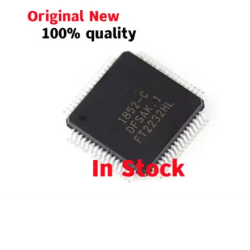 1PCS Original FT2232HL FT2232 LQFP-64 USB to serial port Electronic chip IC