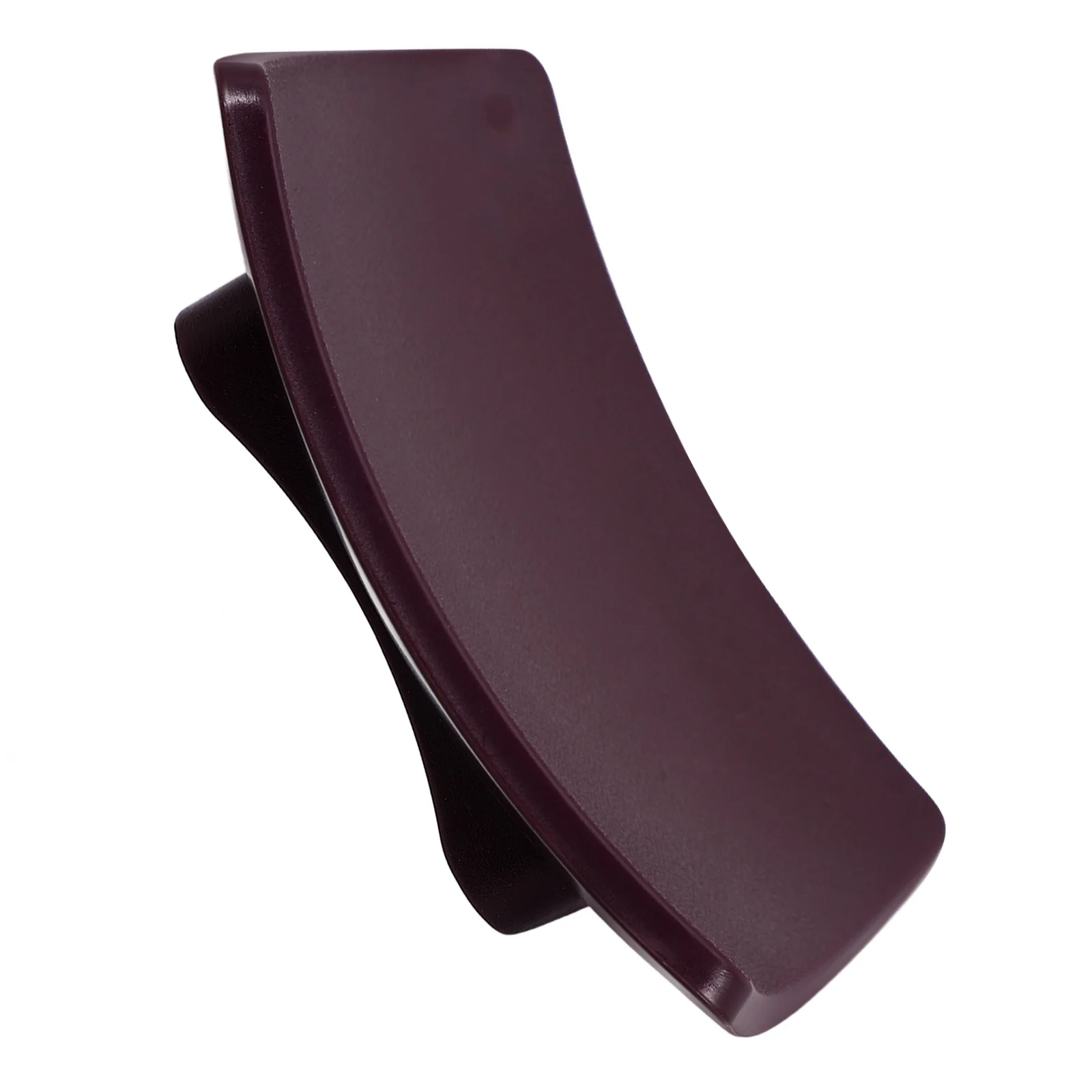 

Elegant Curved Shape Soap Dish ABS Non Slip Bottom Bathroom Storage Solution Decorative Reusable Tray Soap Dish