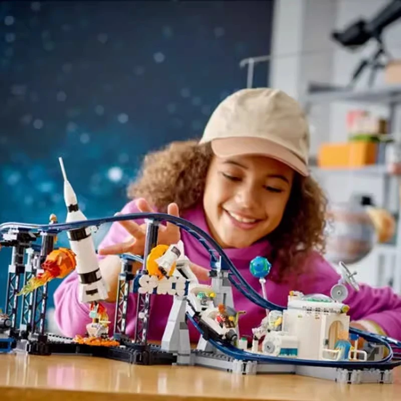 creative-series-3in1-space-roller-coaster-building-blocks-carousel-turbo-drop-amusement-park-bricks-toys-for-boys-gifts-31142