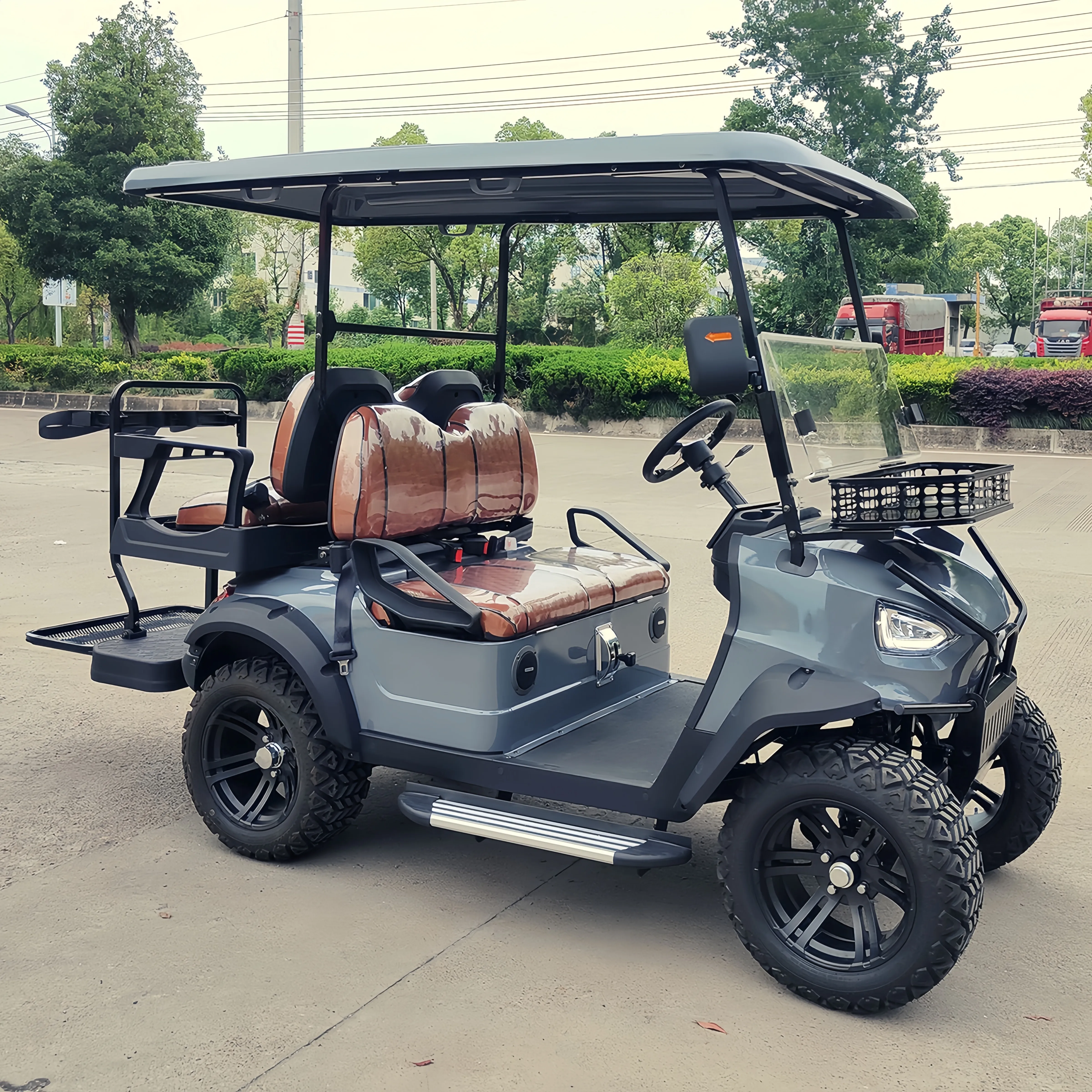 Affordable club 2 4 6 seater chinese electric golf cart car for sale 72V lithium custom comfortable 4 seats electric golf carts