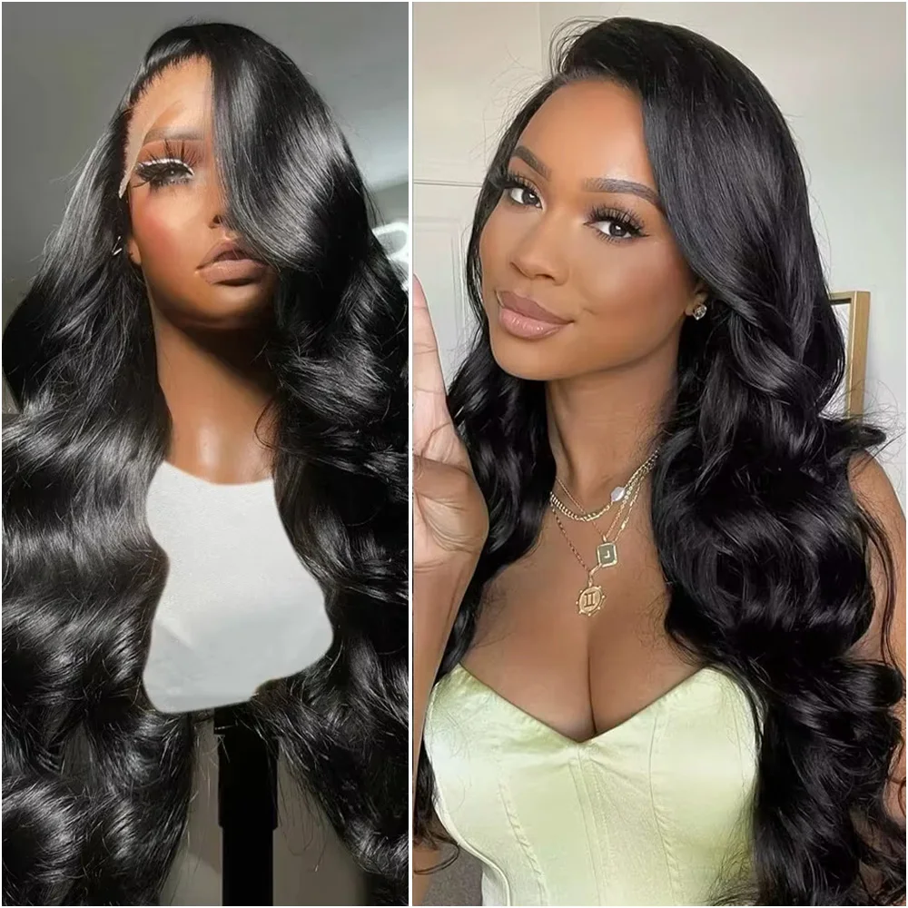 

Парик Body Wave 7x6 с кружевной передней частью, из натуральных волос, предварительно проработанный, 13x4, 13x6, прозрачный HD кружевной фронтальный парик, 30-40 дюймов, бразильский, предварительно проработанный