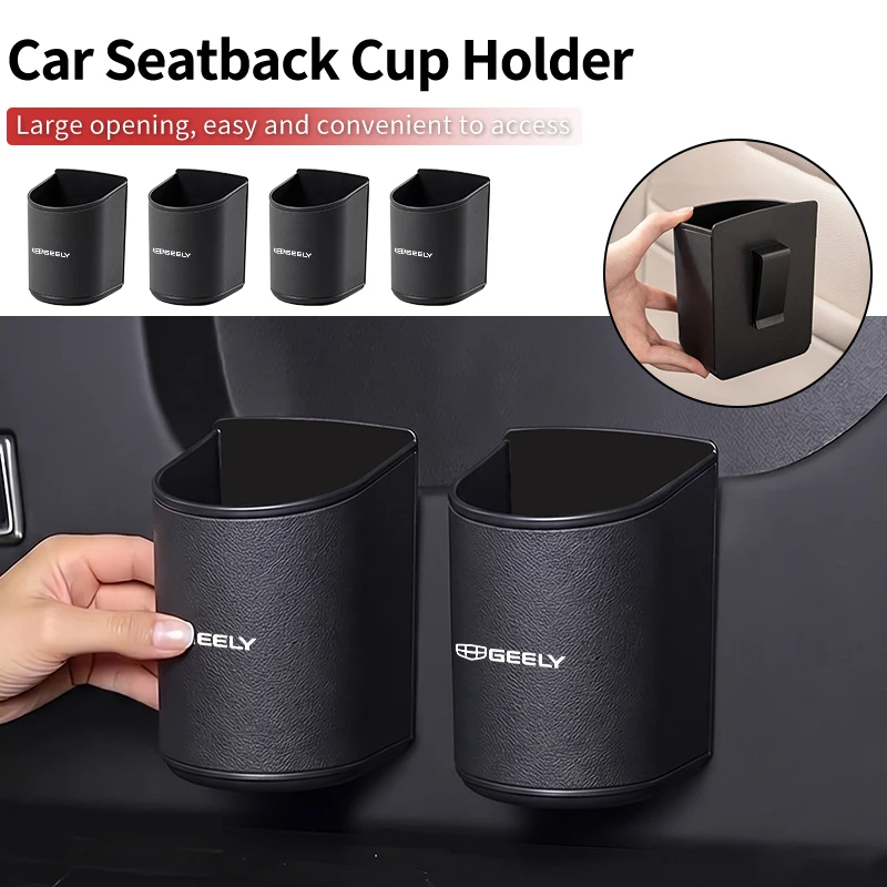 Car Door Water Cup Box Mug Drinks Storage Bag Accessories For Geely EX2 EX5 Coolray Monjaro 2024 2025 Starship 7 GX3 Pro