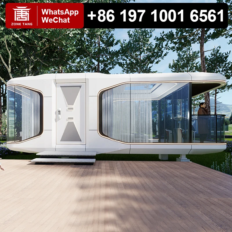 كبسولة الفضاء منزل سعر المصنع كبسولات الفضاء المنازل الفاخرة الحديثة المعيشة كبسولة المنازل منخفضة التكلفة نوعية جيدة مقاومة الرياح