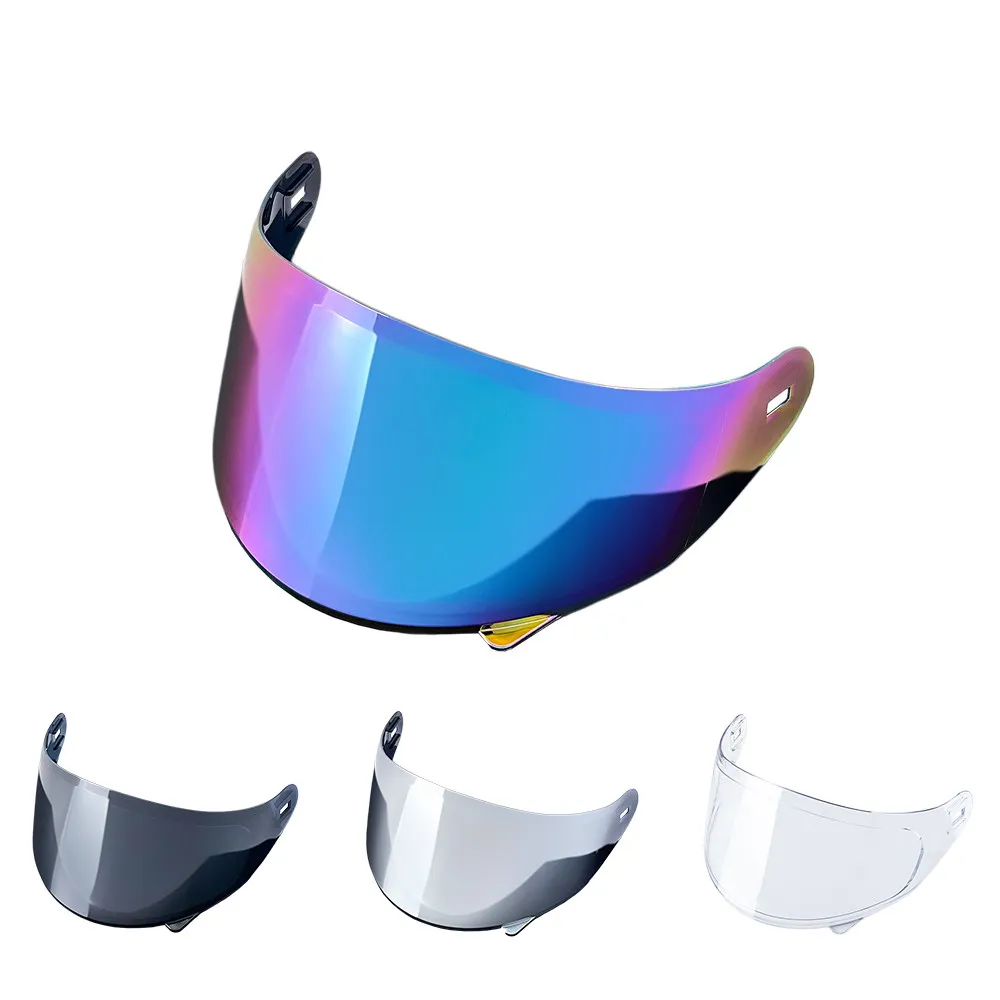 Motorcycle Helmet Visor Compatible with HNJ F939 F902 Helmet Anti Fog Lens Transparent Gold Color Motorcycle Visors