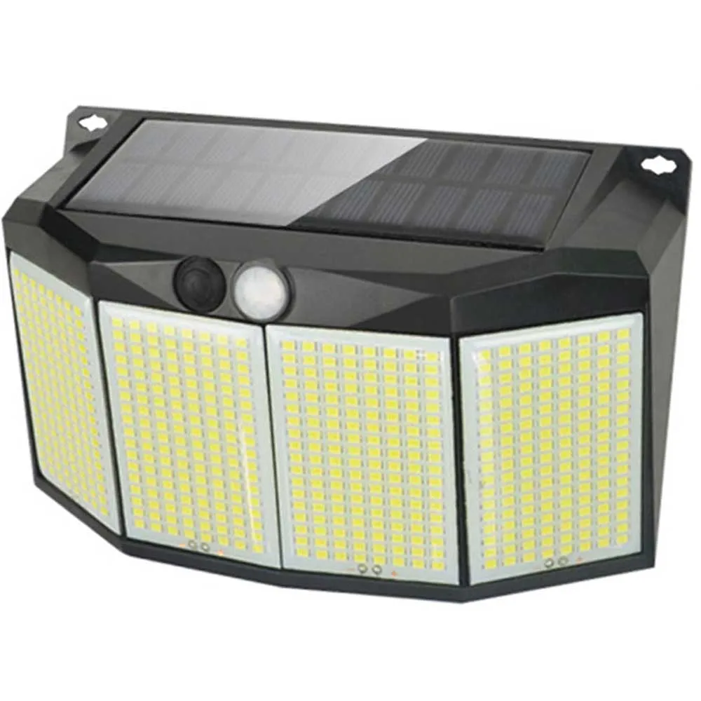 Leclstar 576 LED-Solarleuchten für den Außenbereich, Bewegungsmelder, 3 Modi, wasserdichte Sicherheitsflutlichter für Außenbereich, Weg, Garten, Garage, Lampe 3