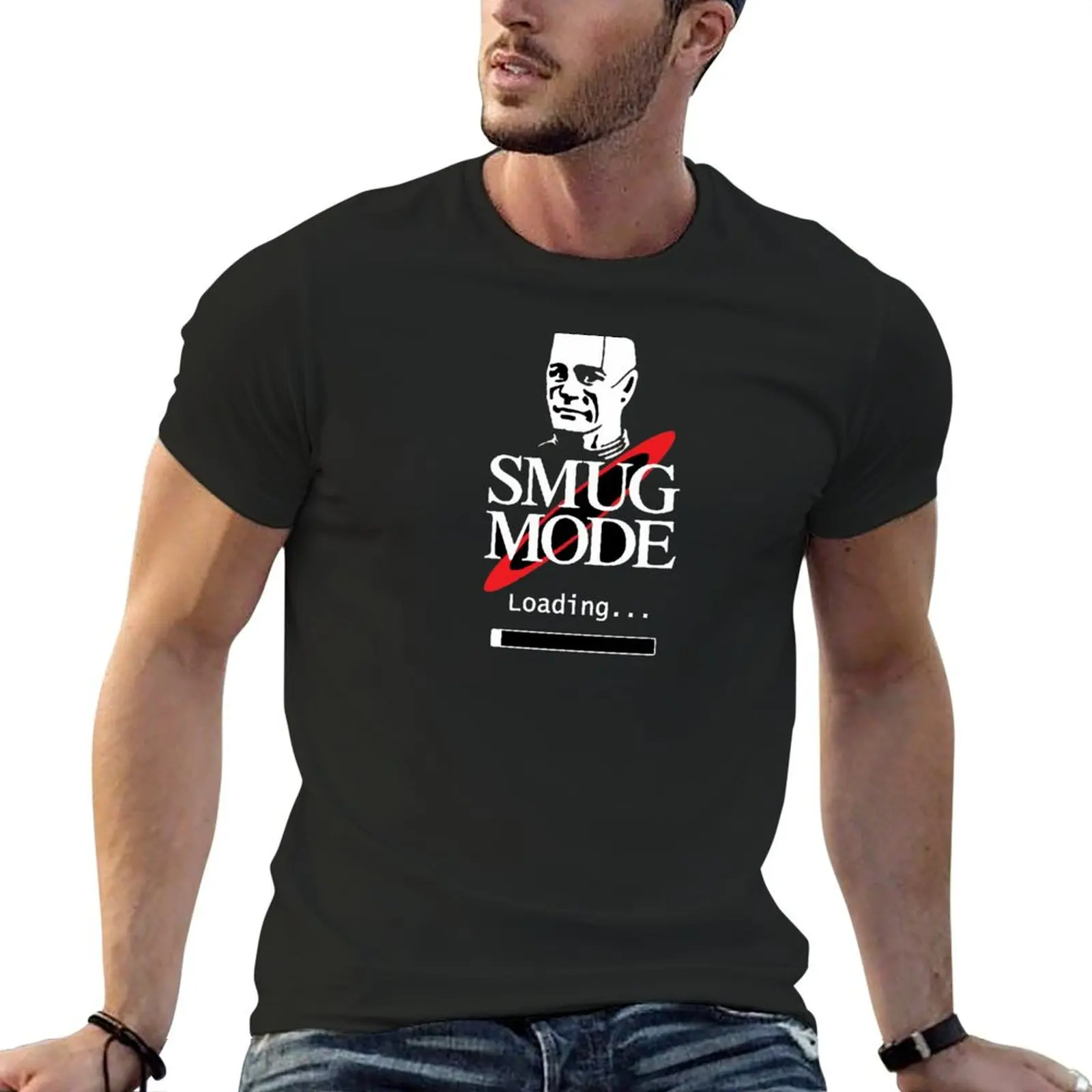 Smug Mode Smeg Head Red Dwarf Kryten T-Shirt graphics anime clothes workout shirts for men