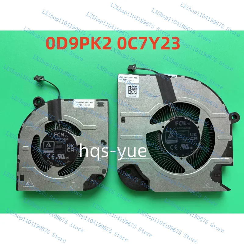 

Original for DELL inspiron 16 PLUS 7640 CPU+GPU COOLING FAN R+L 0D9PK2 0C7Y23