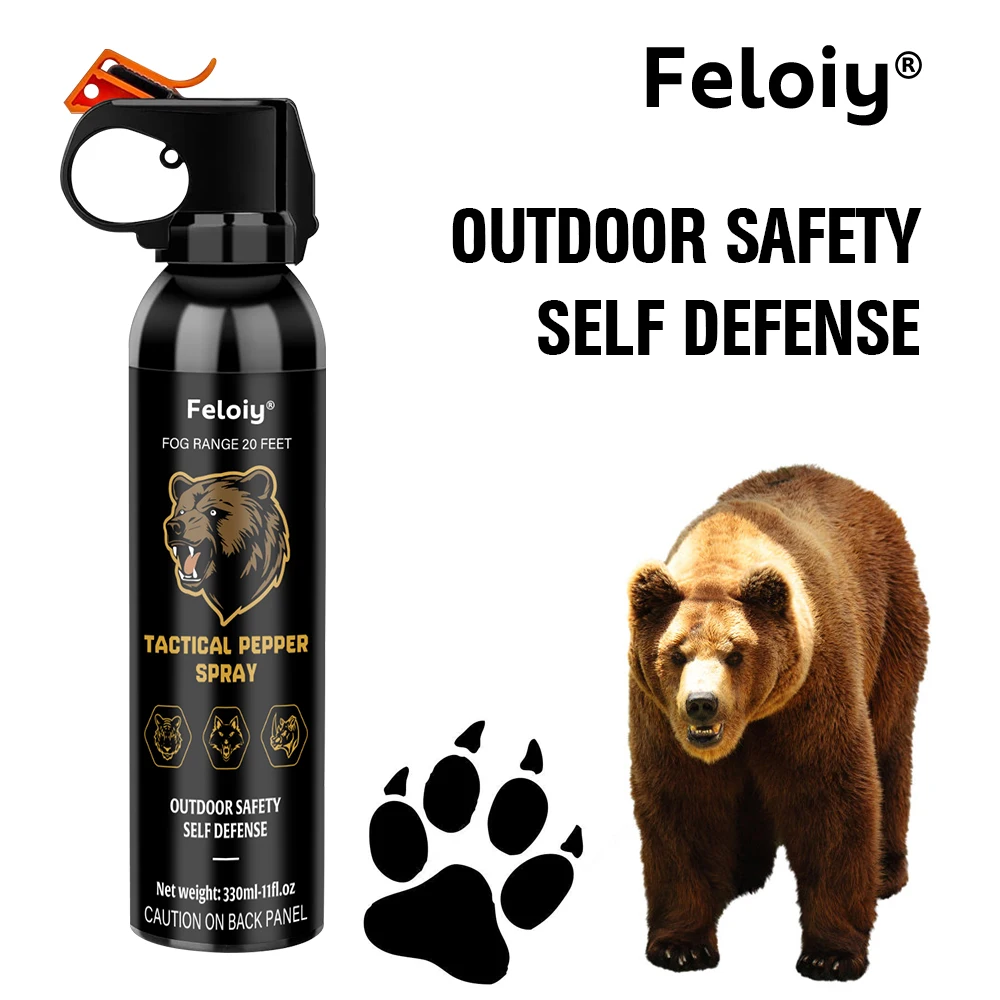 330ML Bear Spray, Long-distance Anti-fog, Fast and Accurate Aiming, Reliable and Durable