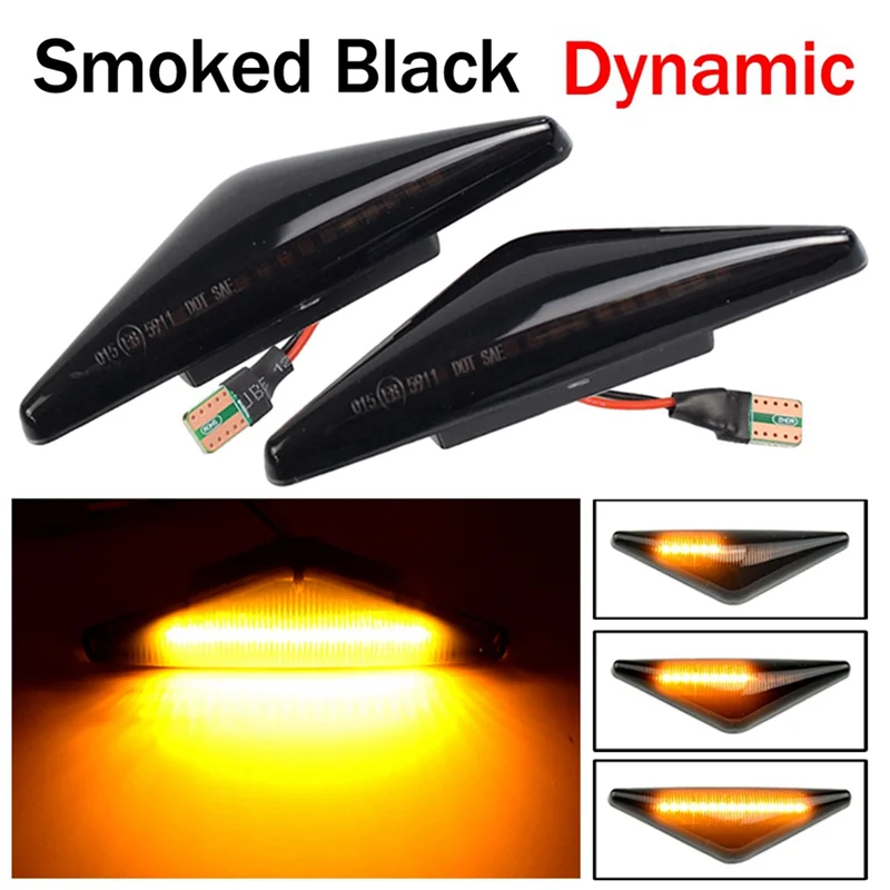 Dynamic Side Signs Streaming Turn Side Lights Side Side Lights Car for Ford Mondeo 2000-2007 MK1 1998-2004