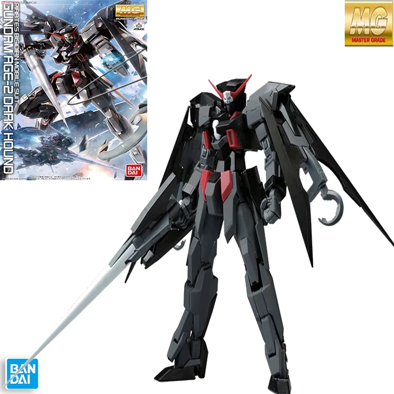 

Оригинальная коробка Bandai MG 1/100 MG161 GUNDAM AGE-2 DARK HOUND Аниме полная фигурка в сборе Модель игрушки Подарки для детей В шоке