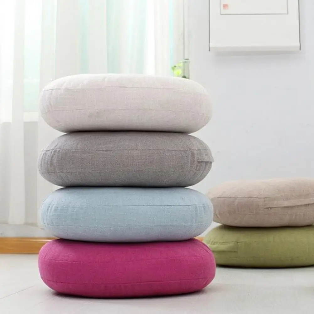 Circular Sofa Buttocks Cushion Office Chair Seat Japanese-Style Floor Seat Cushion Cotton Filling Household Supplies